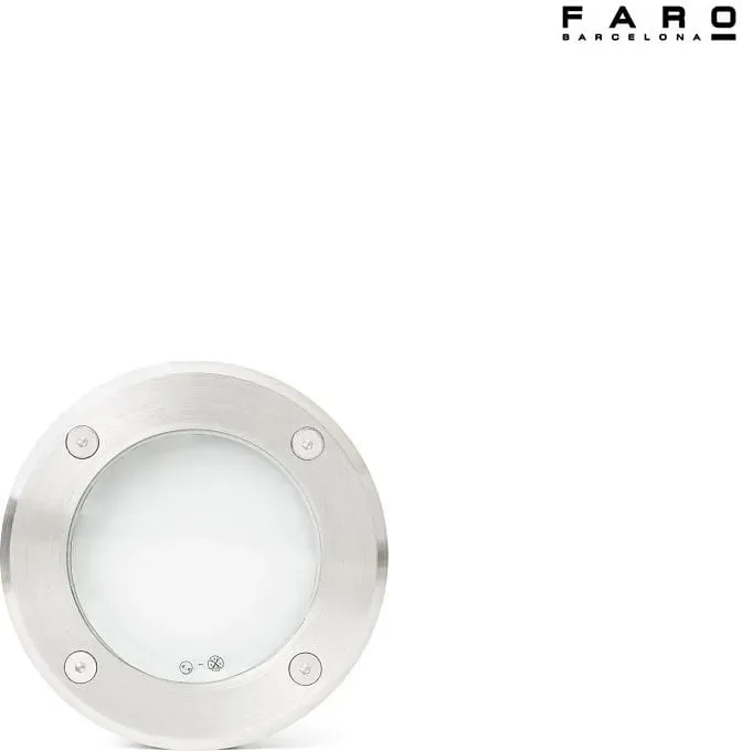 Faro Outdoor LED Einbaulampe LIO GX53, 6W, IP67, nickel matt FAR-71495