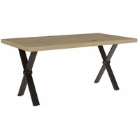 Homexperts Tisch COLT 160 x 90, H 76 cm braun 6 Sitzplätze Rechteckig