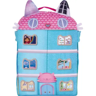 Schmidt Spiele Gabby's Dollhouse Puppenhaus mit 3 Figuren und Lift 41cm (42804)