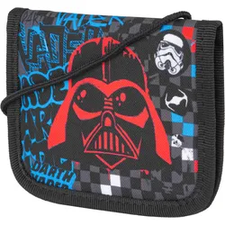 Brustbeutel MCNEILL "Star Wars, Darth Vader", Kinder, grau (darth vader), Polyester, Kleinlederwaren