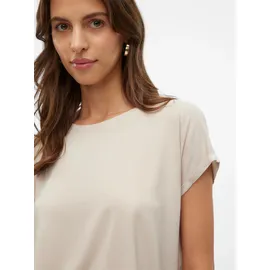 Vero Moda VMLAVA PLAIN SS TOP Beige M