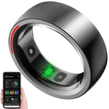 Newgen Medicals Fitness- & Schlaftracker-Ring mit Herzfrequenz- & SpO2-Anzeige, Gr. 57