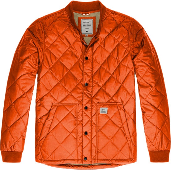 Vintage Industries Brody, veste en textile - Orange - M