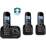 Amplicomms - Trio Senioren Festnetztelefon Bigtel 1583