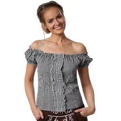 tectake® Trachtenbluse Stefferl