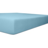 Kneer Spannbettlaken für Topper Vario-Stretch 140 x 200 cm blau