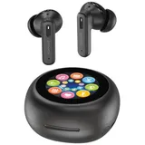4smarts True Wireless Bluetooth Kopfhörer SkyBuds Screen ANC schwarz