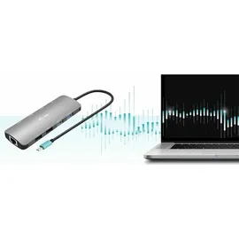 iTEC i-tec USB-C Metal Nano 2x Display Docking Station + PD 100W