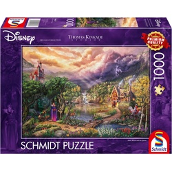 Schmidt Spiele Puzzle Disney, Snow White and the Queen von Thomas Kinkade, 1000 Puzzleteile bunt