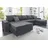 Collection AB Wohnlandschaft Josy XXL U-Form, B: 333 cm, mit 2 Recamieren 77 & 97 cm, Bettfunktion, Bettkasten & 2 Zierkissen, Federkern grau