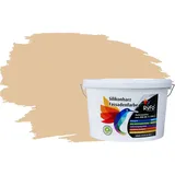 RyFo Colors Silikonharz Fassadenfarbe Lotuseffekt Trend Bahamabeige 10l - bunte Fassadenfarbe, weitere Braun Farbtöne und Größen erhältlich, Deckkraft Klasse 1