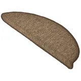 Beautissu Stufenmatte ProStair 15er Set Braun