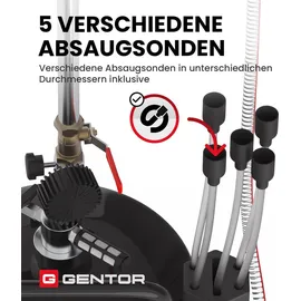 GENTOR Ölauffangwanne Leder 80 L schwarz