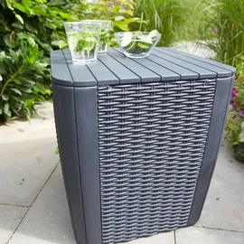 ALLIBERT Luzon Beistelltisch 39 x 39 cm anthrazit