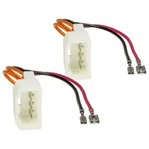 tomzz Audio Lautsprecheradapter (2er Set) auf DIN passt für Ford ab 2007 Fiesta ab Auto-Lautsprecher bunt