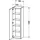 Duravit DuraStyle DS1219L7943 Hochschrank 40 x 36 x 140 cm Nussbaum Natur/Basalt Matt Holz