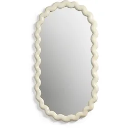 &klevering - Zigzag Spiegel 85 x 45 cm, off-white
