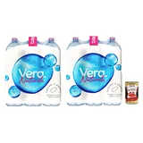 Acqua Vera Mineralwasser, 12x2L, natürliches Mineralwasser aus Italien+Polpa
