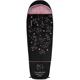 Normani Schlafsack Lavensby rosa | schwarz / weiß 89-164