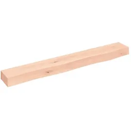 vidaXL Wandregal 100 x 10 x 6 cm Eiche Unbehandelt