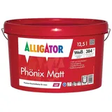 Alligator Phönix Matt LEF weiß hochdeckende Wandfarbe 2,5L oder 5L oder 12,5L