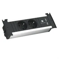 Bachmann KAPSA S 2xUTE 1xUSB Charger Strom 2,0m CEE7/7