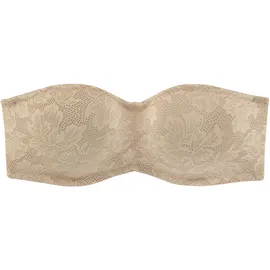 Nuance Bügel-BH mit abnehmbaren Trägern und Details aus blumiger Spitze, Sommer beige 85