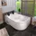 AcquaVapore Whirlpool Eckbadewanne 120 x 182 cm (W23H-R)