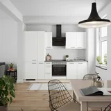 Nobilia Küchenzeile Touch 270 cm Grau/Weiß