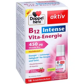 Queisser Aktiv B12 Intense 450 mg Vita-Energie Trinkfläschchen 18 St.