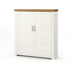 set one by Musterring Highboard York Dekor Pino-Aurelio / Eiche Artisan