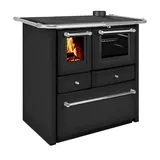 Lincar Kaminofen Küchenofen Lincar Gaia V anthrazit, 6,3 kW schwarz