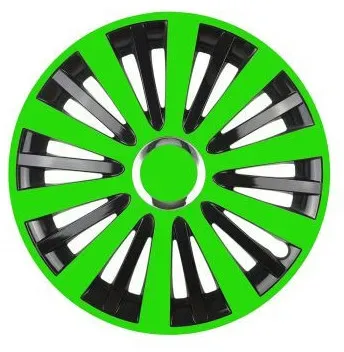 Radkappen Falcon grün/schwarz - 16