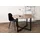 Livetastic Ø 120 cm schwarz Walnuss