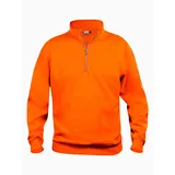 Clique Basic 1/2-Zip Sweatshirt Herren 170 - visibility orange XL