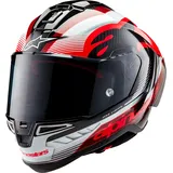 Alpinestars Supertech S-R10 Team, Integralhelm - Schwarz/Rot/Weiß - XXL