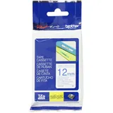 Brother TZe-233 blau/weiß