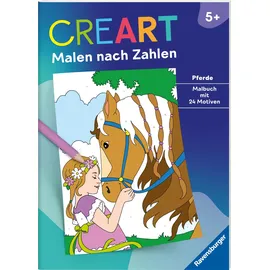 Ravensburger CreArt Malen nach Zahlen 24 St. Pferde