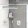 bremermann Glaseckablage Bad-Serie Lucente 35 x 6 x 25 cm Silber