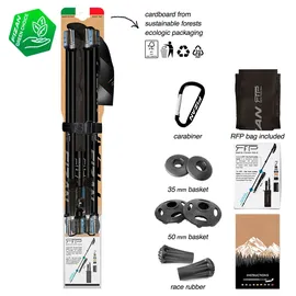 fizan RFP Touring 110-135 cm schwarz/grau