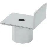 pricenet ProPlus 580123 L-Form Adapter für Stempelwagenheber 50 mm Silber