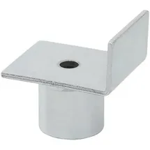 pricenet ProPlus 580123 L-Form Adapter für Stempelwagenheber 50 mm Silber
