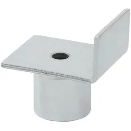 pricenet ProPlus 580123 L-Form Adapter für Stempelwagenheber 50 mm Silber
