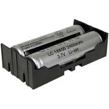 MPD Batteriehalter 2x 18650 Durchsteckmontage 77,7 x 40,21 x 21,54 mm