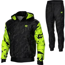 Sportanzug-Set für Herren EXTREME HOBBY NEO fluoreszierendes Neongrün M