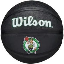 Wilson NBA Team Tribute Mini Basketball Schwarz 3
