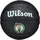 Wilson NBA Team Tribute Mini Basketball Schwarz 3