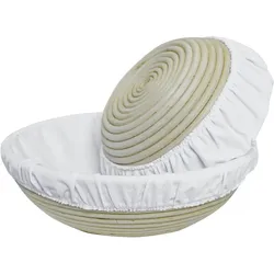 Schneider - Gärtücher für runde Gärkörbe 19 cm, Material: 95 % Baumwolle, 5 % Elastomer