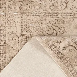 Paco Home Teppich Wohnzimmer Schlafzimmer Kurzflor Vintage Orientalisch Abstraktes Muster Beige, Grösse:240x340 cm