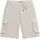 AUTHENTIC LE JOGGER "kurze Sweathose", Herren, Gr. L (52/54), N-Gr, beige (creme), Sweatware, Obermaterial: 60% Baumwolle, 40% Polyester, unifarben, regular fit ca. Mitte Knie, Hosen Sweatshorts, Cargotaschen mit Webdetails, Topseller